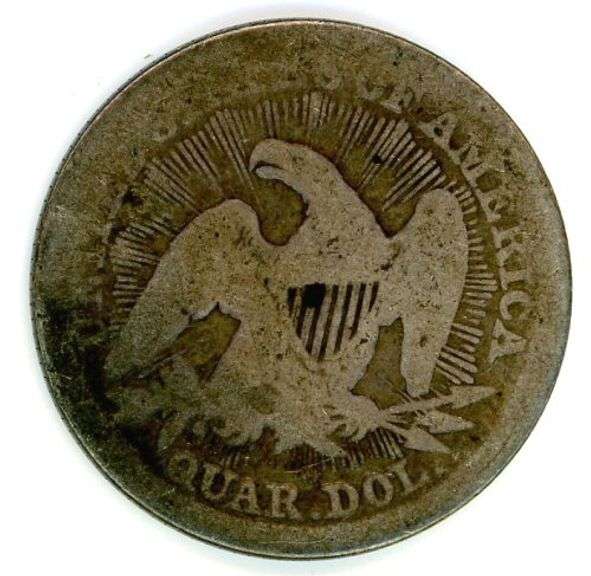 1853 Liberty Seated Quarter