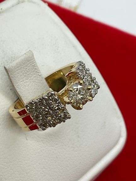 Certified 14k Solid Gold Diamond Ring