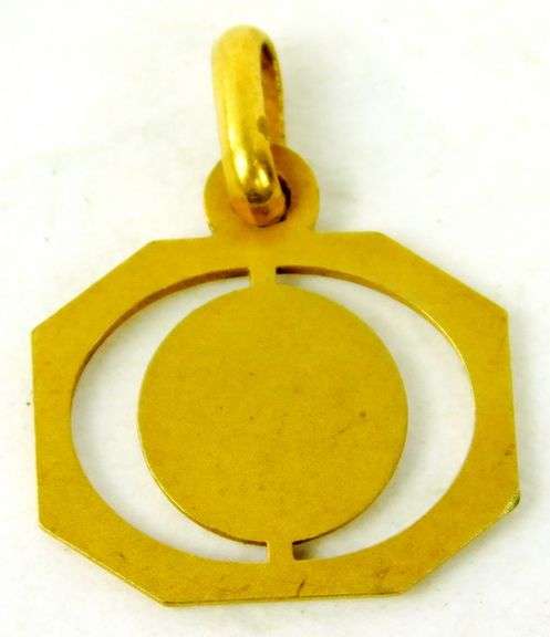 Vintage 10K St. Christopher Pendant
