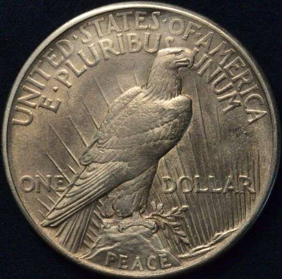 1921 High Relief Peace Silver Dollar