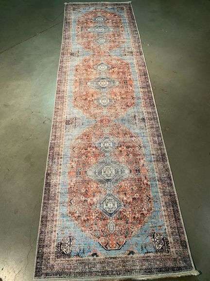 Stunning Engineered Vintage Persian 10' Runner