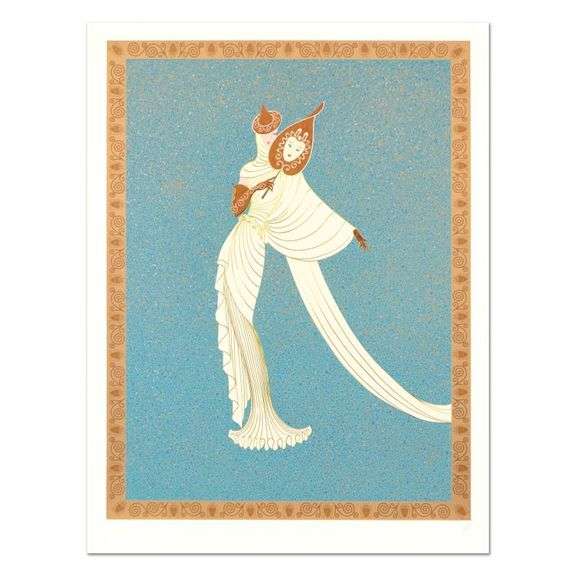Tanagra Turquoise by Erte (1892-1990)