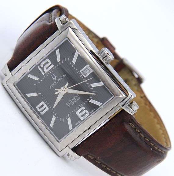 Bulova Accutron Gemini Square Automatic Watch