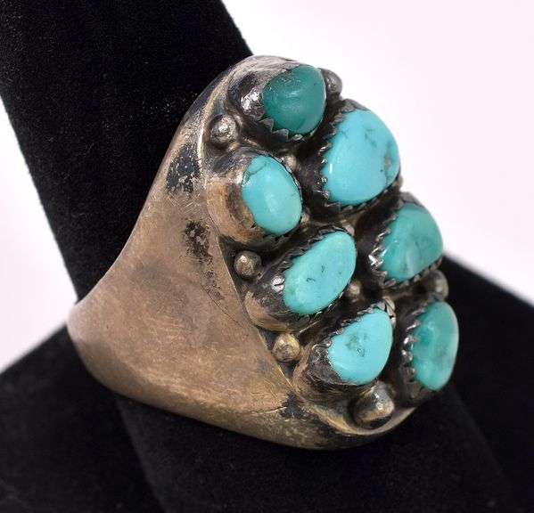 Turquoise Ring In Sterling Silver