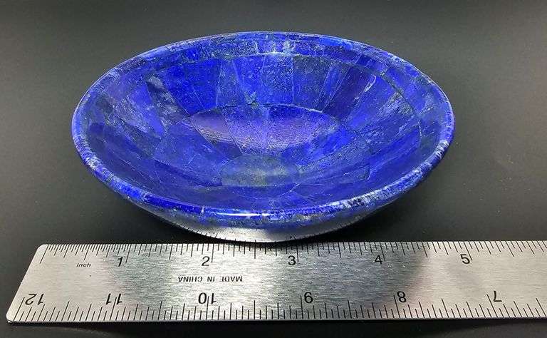Unique and Elegant Natural Blue Lapis Harmony Bowl