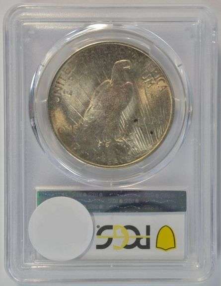 Great-looking Gem BU 1923 Peace Silver Dollar. PCGS MS65