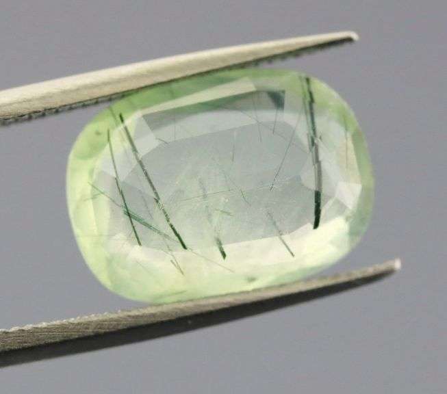 Collectors 2.94ct rutilated Prehnite