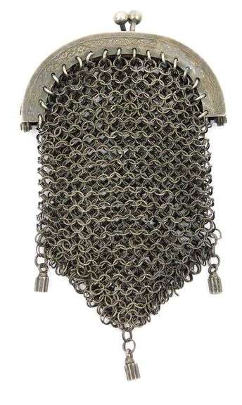 Petite Antique Chain Link Purse