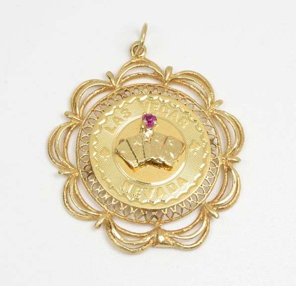 Vintage 14k Las Vegas Charm
