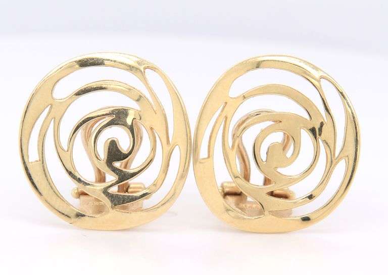 14kt Yellow Gold Clip on Earrings