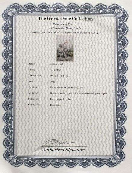 Louis Icart- Musetta