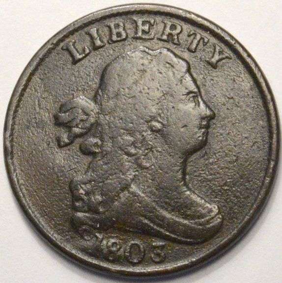 1803 Draped Bust Half Cent