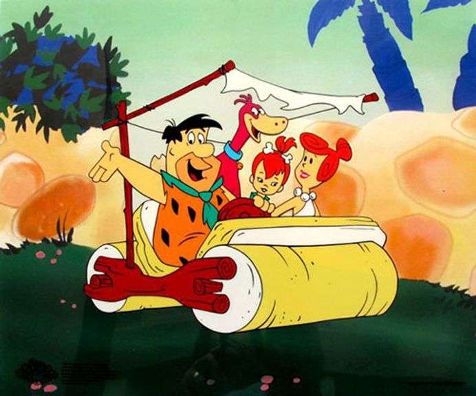 Spectacular Collection of 5 Flintstones Limited Edition Sericels