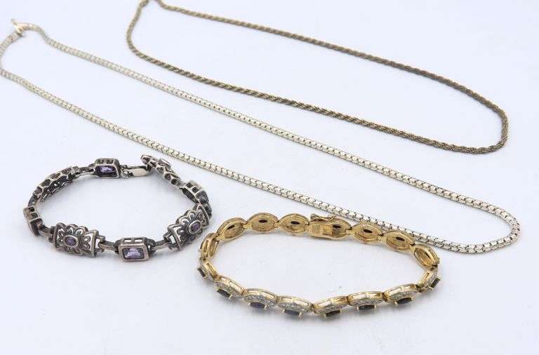 Group Lot of Vintage 925 Sterling Silver Jewelry