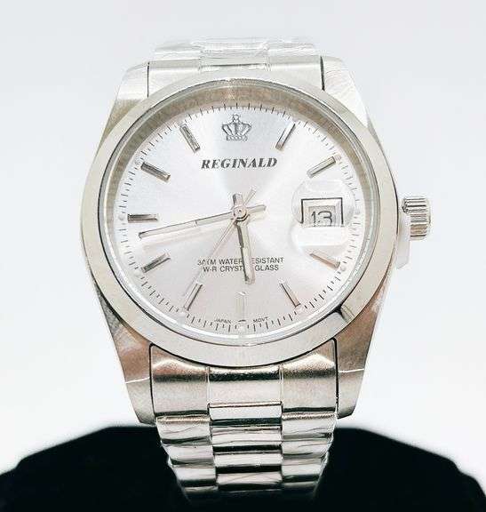 Men's Stainless Steel Classic Diver Watch w/ Day Date