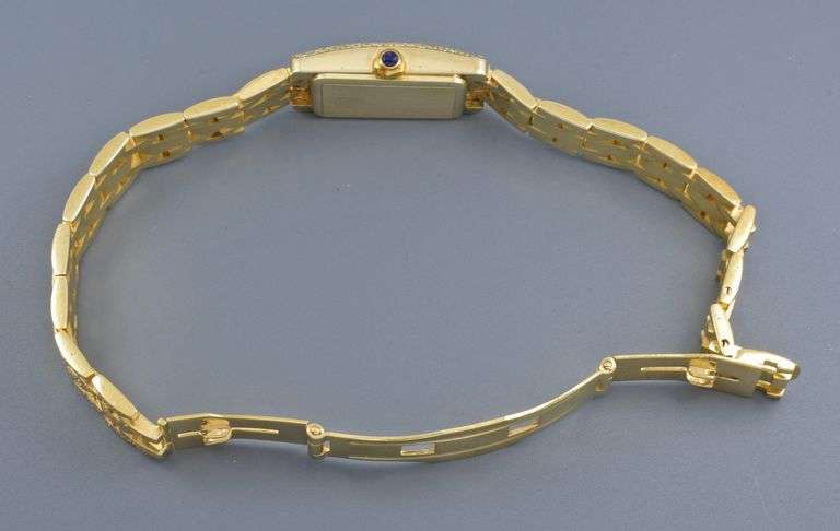Exquisite Italian 14K YG & Diamond Quartz Watch