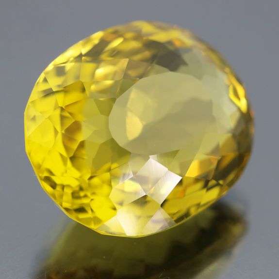 Brilliant 43.70ct natural lemon yellow Citrine