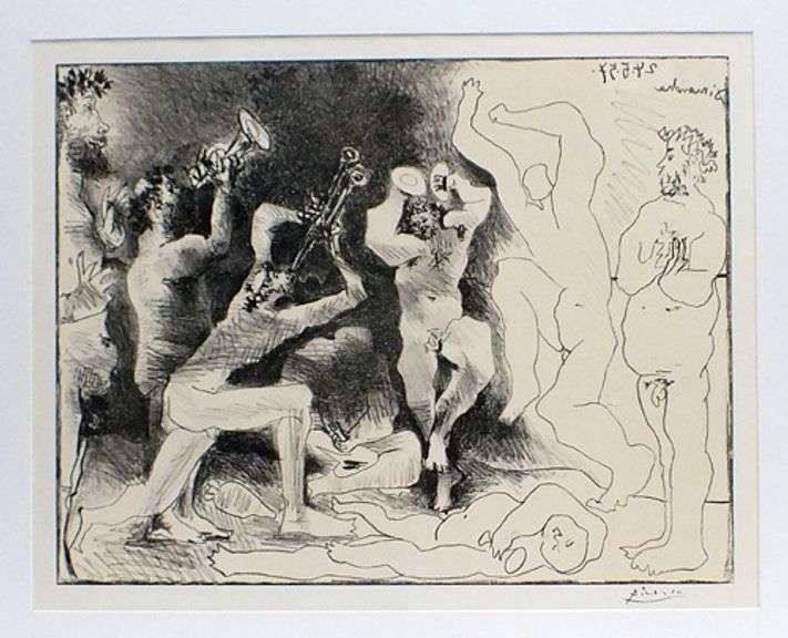 Extremely rare Picasso signed in the plate original etching
