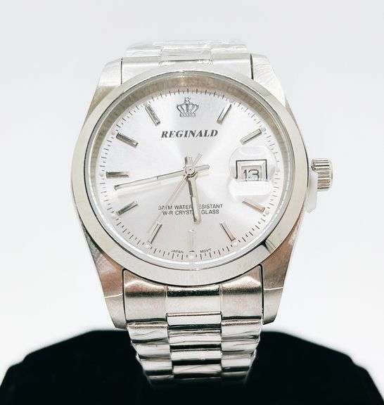 Men's Stainless Steel Classic Diver Watch w/ Day Date