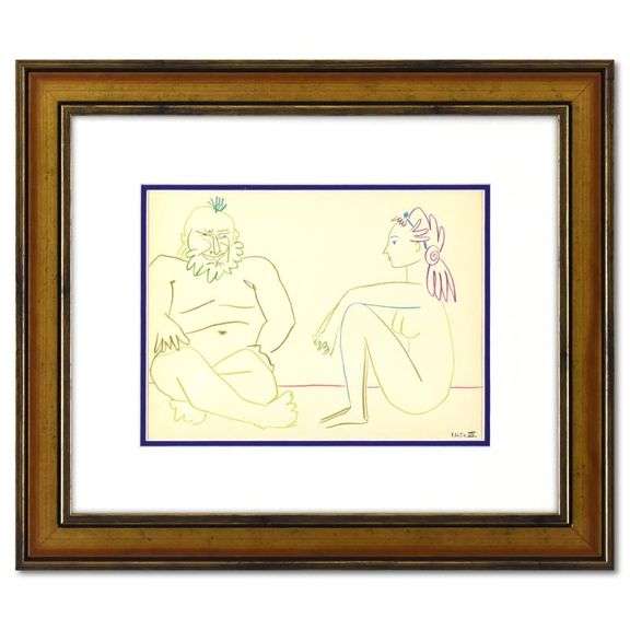 La Comedie Humaine 27.1.54.XIV by Picasso