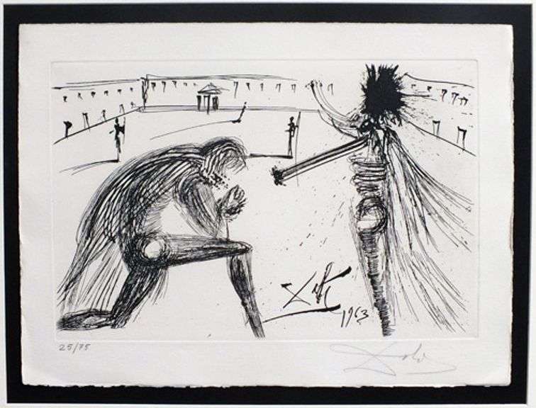 Rare limited edition Dali hand signed