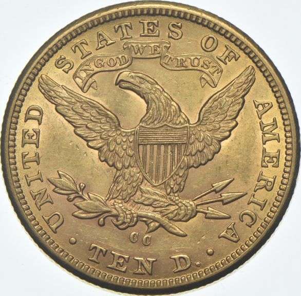1881-CC $10 Liberty Head Gold Eagle