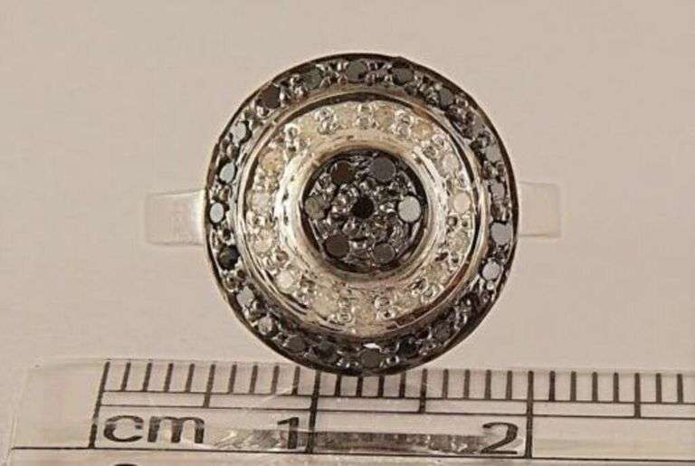 Natural Diamond 1 Ctw White Uncut Raw Diamond Ring