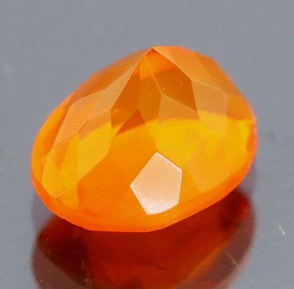 Vibrant top color 2.36ct bright orange Fire Opal