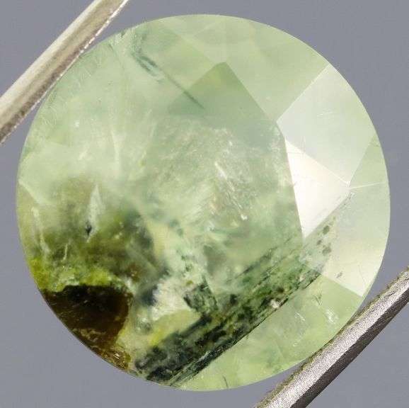 Collectors 9.27ct rutilated Prehnite