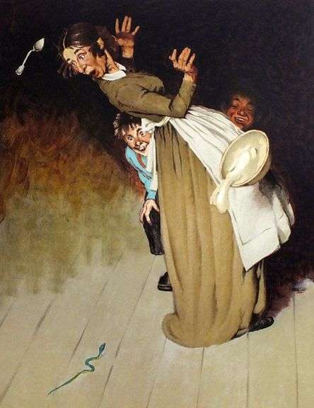 Extremely rare and collectable hand signed Norman Rockwell