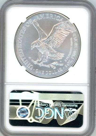 2022 US State Series (Georgia) American Silver Eagle in NGC MS70