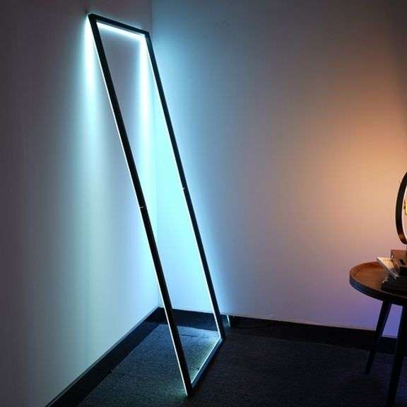 Floor Lamp with Picture Frame Design