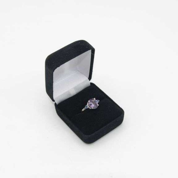 Breathtaking 4.5 Ct Russian Lab Alexandrite Ring