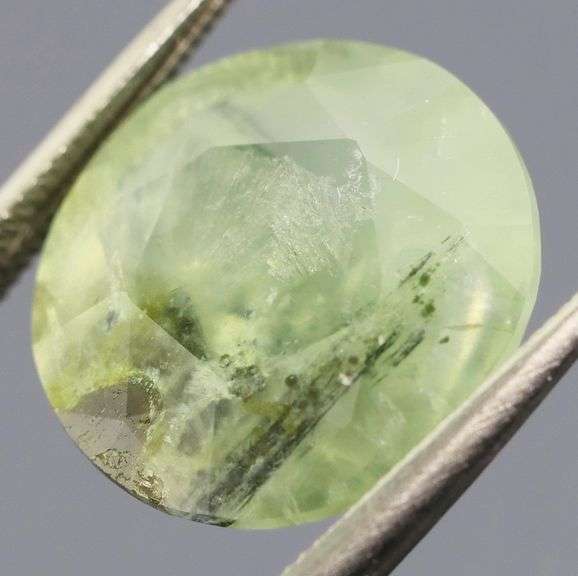 Collectors 9.27ct rutilated Prehnite