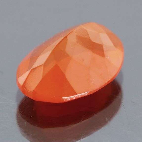 Rich red orange 3.84ct Mexican Fire Opal