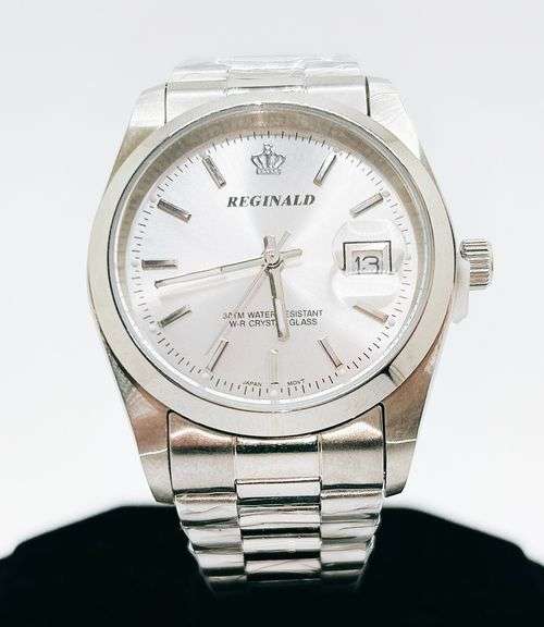Men's Stainless Steel Classic Diver Watch w/ Day Date