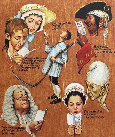 Extremely rare and collectable hand signed Norman Rockwell