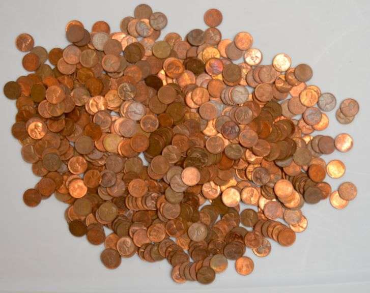 630 Plus 1940 50 s Unsearched AU to BU Wheat Cents