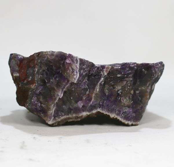 Uncut untreated 3,515ct Chevron Amethyst