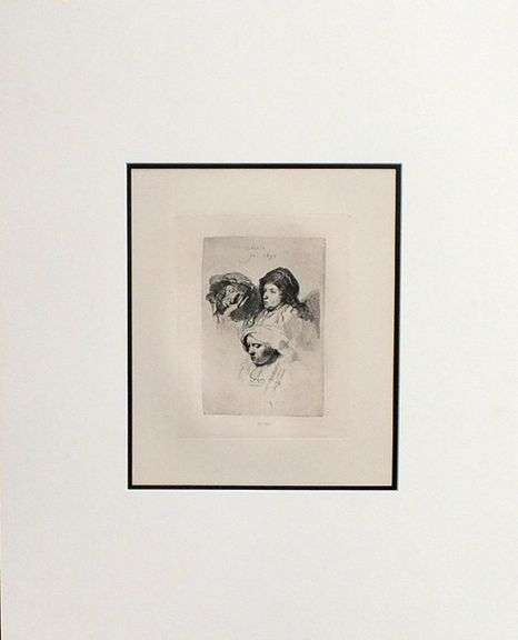 Rembrandt, original rare edition gravure