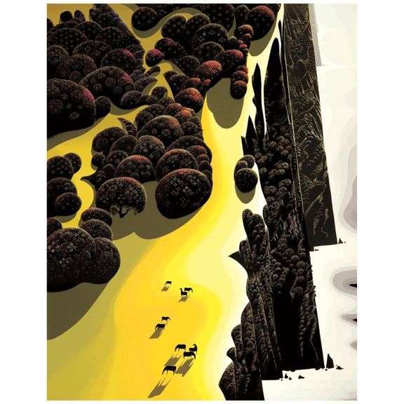 Horses by the Sea by Eyvind Earle