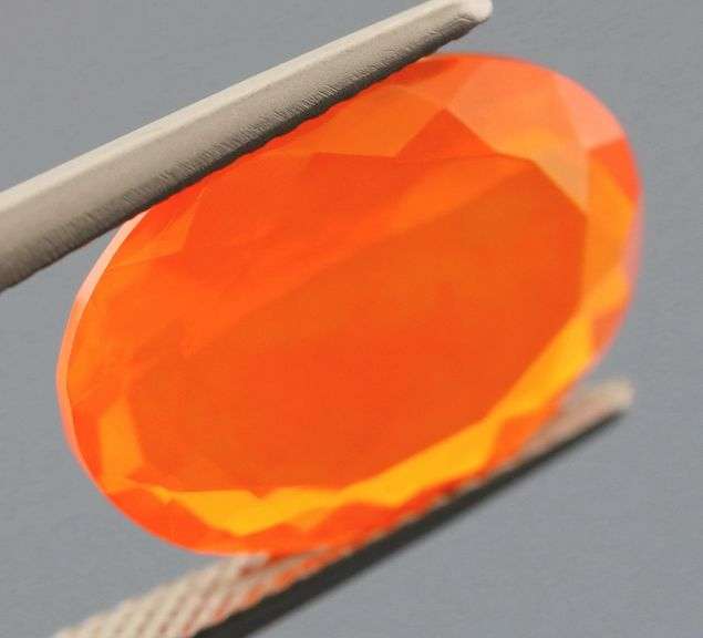 Exceptional 4.43ct bright orange Fire Opal