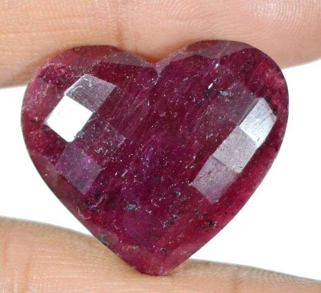 HUGE 30.00 CARAT NATURAL RUBY HEART CUT LOOSE GEMSTONE