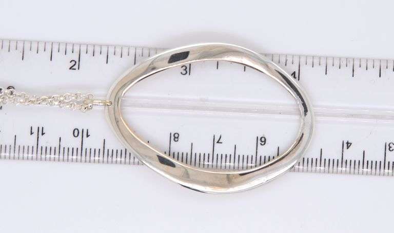 925 Sterling Silver Modified Ippolita Pendant on Chain Necklace