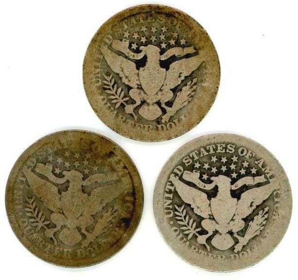 3 Different Barber Quarters