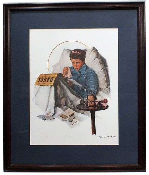 Serigraph collectable Norman Rockwell