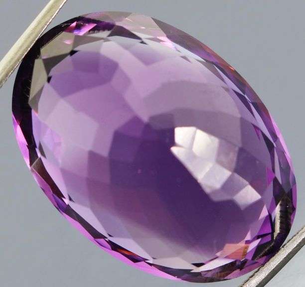 Magnificent 26.58ct deep violet Amethyst