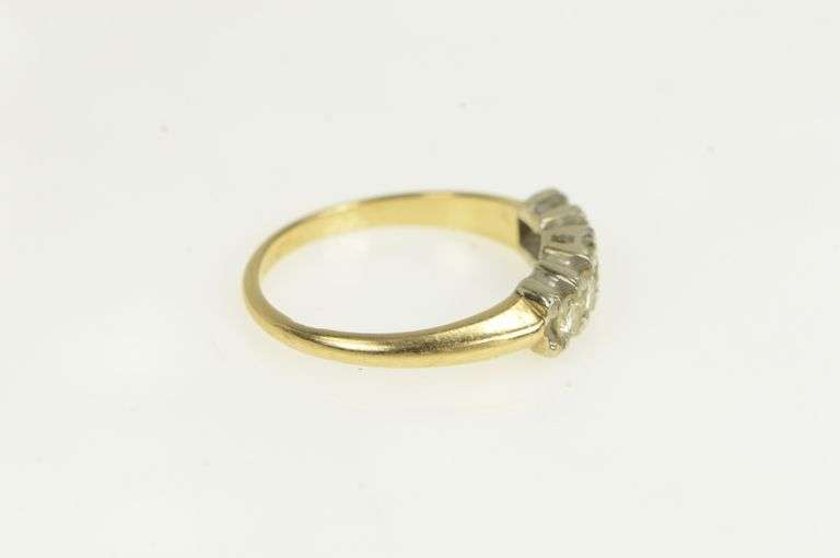 14K Yellow Gold 0.40 Ctw Diamond Classic Wedding Band Ring