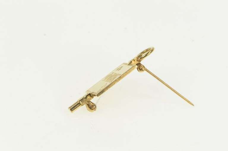 14K Yellow Gold 1930's Phi Beta Kappa Greek Letter Lapel Pin/Brooch