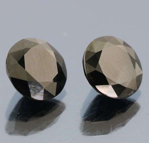 Elegant 8.80ct unheated black Spinel pair